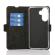 Wave Book Case, Samsung Galaxy A27 5G, Musta