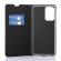 Wave Book Case, Samsung Galaxy A72, Musta