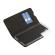 Wave Book Case, Samsung Galaxy S22+, Musta