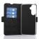 Wave Book Case, Samsung Galaxy S23 FE 5G, Musta