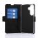 Wave Book Case, Samsung Galaxy S25 5G, Musta