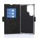 Wave Book Case, Samsung Galaxy S25 Ultra 5G, Musta