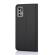 Wave Book Case, Xiaomi Redmi Note 10 5G, Musta