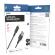 Wave Lataava datakaapeli USB-A -> Apple Lightning (MFI), 1m, Musta