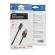 Wave Metallipunottu lataava datakaapeli USB-A -> Apple Lightning (MFI), 1,5m, Tummanharmaa