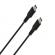 Wave Pikalataava datakaapeli USB Type-C -> USB Type-C (480Mb/s), 2m, Musta