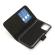 Wave Flap Book Case, Apple iPhone 12 mini, Musta