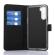 Wave Flap Book Case, OnePlus Nord, Musta