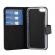 WAVE Flap Book Case musta suojakotelo Apple iPhone SE, 5S, 5