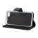WAVE Flap Book Case musta suojakotelo Apple iPhone SE, 5S, 5