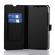 Wave Multipocket Book Case, Samsung Galaxy A70, Musta