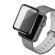 Wave 3D PMMA nytnsuoja, Apple Watch 45mm, Musta Kehys