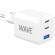 Wave 65W Pikalataava GaN -verkkolaturi, 2 x USB Type-C + 1 x USB-A, Valkoinen