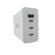 Wave 100W Pikalataava Super Si -verkkolaturi, 3 x USB Type-C + 1 x USB-A, Valkoinen
