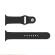 Wave Silikoniranneke, Apple Watch 42mm / Apple Watch 44mm, Musta