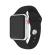 Wave Silikoniranneke, Apple Watch 42mm / Apple Watch 44mm, Musta