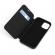 Wave Ultra Slim Book Case, Apple iPhone 12 Pro / Apple iPhone 12, Musta