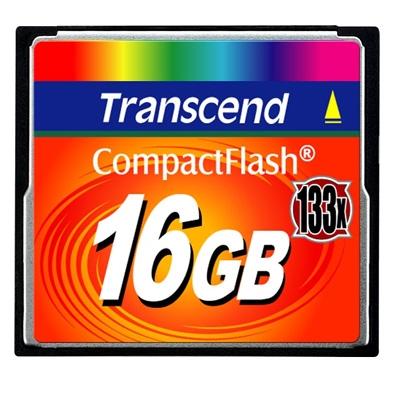 Transcend Compact Flash Muistikortti 16GB (133x)