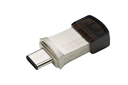 TRANSCEND 32GB TYPE-C-USB 3.0 MUISTITIKKU TS32GJF890S JET FLASH 890