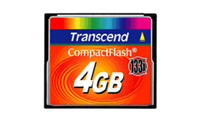 Transcend Compact Flash Muistikortti 4GB (133x)
