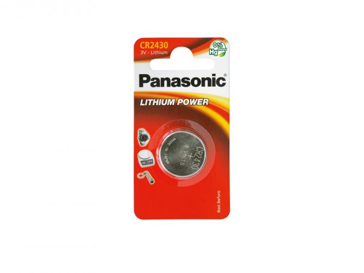 Panasonic Coin Lithium CR2430-paristo 1kpl