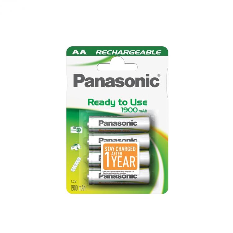 Panasonic Ready to Use 1900 mAh AA-akku 4kpl