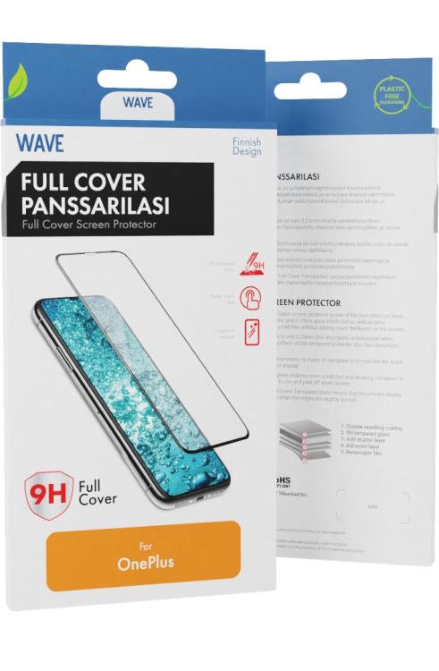 Wave Full Cover Panssarilasi, OnePlus Nord CE 2 Lite 5G, Musta Kehys